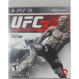 Jogo De Ps3 Ufc