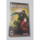 Jogo De Psp Metal Gear Acid 2 Novíssimo Impecável !!!