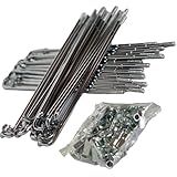 Jogo De Raio 4mm Cromado Dianteiro Ou Traseiro Titan Fan Start 125 150 160