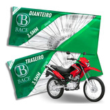 Jogo De Raio Diant Tras Inox Honda Nxr Bros 125 150 Tambor