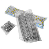 Jogo De Raio Inox 4mm Titan 125 150 160 Start Diant Ou Tras