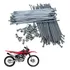 Jogo De Raios Cromado 4mm Dianteiro E Traseiro Crf 230 Kit