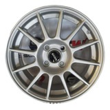 Jogo De Roda Aro 15 Bmw Tala 6 4x100 Prata Frete Grátis