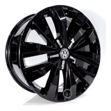 Jogo De Roda Volkswagen Amarok V6 Aro 18 R87 Black Piano Cor Black Piano 5x120
