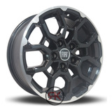 Jogo De Rodas Aro 16 Fiat Toro Ultra Volcano 5x110 Bicos