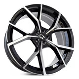 Jogo De Rodas Aro 20 5x114 Honda Civic Hrv K73 Krmai Cor Preto Diamantado