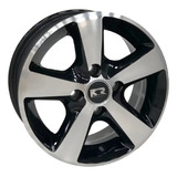 Jogo De Rodas Ford Aro 13 Bicos jogo 4x108 Ford Cor Preto Diamante 4x108