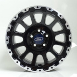 Jogo De Rodas Ford Ranger Aro 16x7 5x114 3 Kr M15 Cor Preto