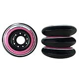 Jogo De Rodas Freestyle Traxart Volt Rosa 80mm 85A HR