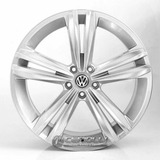 Jogo De Rodas Golf Polo Virtus T cross Aro 17 5x100 Cor Hiper Gloss Prata