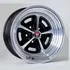 Jogo De Rodas Krmai Magnum 500 Kr M10 Diâmetro 15 Largura 7 Cor Preto Diamantado