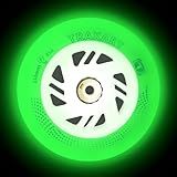 Jogo De Rodas Traxart Inline Com LED 110mm 85A LED Verde