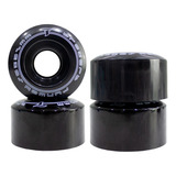 Jogo De Rodas Traxart Quad Runway 58x32mm 83a Preta Cor Preto
