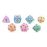 Jogo De Rpg De Mesa Mushroom Party De 7 Peças Dice Cool Game