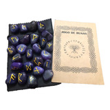 Jogo De Runas Nórdico Celta Futhark Agata Roxa De 1 A 3cm