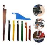 Jogo De Serra Tico Tico Kit 8 Lâminas Para Madeira E Metal