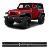 Jogo De Soleira Resinada Jeep Wrangler Padrão Original 2 Pçs
