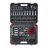 Jogo De Soquete 1 4 3 8 1 2 bits Gedore Red