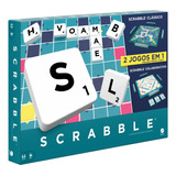 Jogo De Tabuleiro Scrabble 2 Em 1 Palavras Cruzadas Mattel