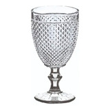 Jogo De Tacas Água Bico De Jaca 320ml Transparente 06 Pcs