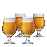 Jogo De Taças De Cerveja Beer Master Vidro 380ml 4 Pcs Ruvolo