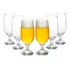 Jogo De Taças De Cerveja De Vidro 300ml Conjunto Kit 6 Pcs