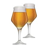 Jogo De Taças Para Cerveja Beer Sommelier Alta Cristal 430ml 2 Pcs Ruvolo