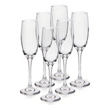 Jogo De Taças Para Champagne 175ml 6 Peças Gourmet Mix