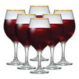Jogo De Taças Vinho Tinto One Vidro 600ml 6 Pcs