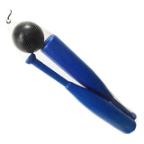 Jogo De Taco Baseball Bola De Plástico Bastão Criança Festa Cor Azul