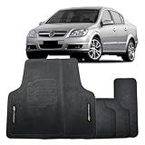 Jogo De Tapete Borracha Automotivo Com Logo 5 Peças Bordado Compatível Com Chev Gm Vectra 2006 2007 2008 2009 2010 2011 2012