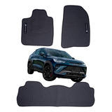 Jogo De Tapete Borracha P Fiat Pulse 22 A 23 Com Logo