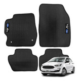 Jogo De Tapete Borracha Pvc Ford Ka 2018 2019 2020 4 Peças