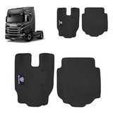 Jogo De Tapete Borracha Pvc Truck Scania G 2007 A 2013 2pçs
