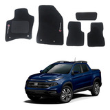 Jogo De Tapete De Carpete Preto Fiat Toro 2016 A 2024