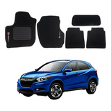 Jogo De Tapete De Carpete Preto Honda Hrv 2014 A 2021