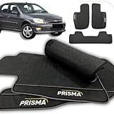 Jogo De Tapetes Automotivos Emborrachados Para Prisma 2006 2007 2008 2009 2010 2011 2012 03 Peças