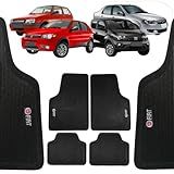 Jogo De Tapetes Automotivos Emborrachados Universal Para Carros Da Fiat- 04 Peças