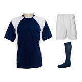 Jogo De Uniforme Completo 20 1 Azul Marinho branco