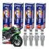 Jogo De Vela Ngk Iridium Kawasaki Zx6r 636 Ninja 2013 A 2020
