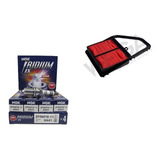 Jogo De Velas Iridium Ngk Filtro De Ar Wega Honda Civic 1 7 16v 2001 A 2006 Gasolina Ou Gnv Zfr6fix11