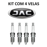 Jogo De Velas Jac Motors J2 J3 J5 Mecanico Original 4 Peças