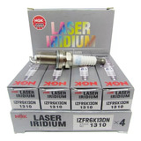 Jogo De Velas Ngk Laser Iridium New Fit Honda City 1 4 1 5 1