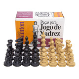 Jogo De Xadrez 32 Peças Escolar Staunton Rei 7 3 Cm Jaehrig