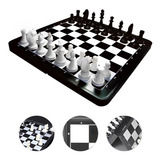 Jogo De Xadrez Com Estojo Jogos Tabuleiro Brinquedo Oficial