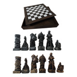 Jogo De Xadrez Medieval Viking xadrez Temático