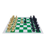 The House of Staunton – Conjunto de xadrez de plástico Fischer – Apenas  peças – Rei de 10,16 cm – Preto e Natural