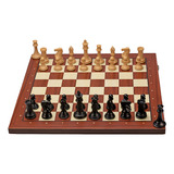 Jogo De Xadrez Staunton Tabuleiro Mdf Eletrônico