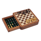 Jogo De Xadrez Tabuleiro Decorativo Magnético Pequeno Luxo