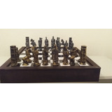 Jogo De Xadrez Temático Coleção Medieval Romano Modelo 2